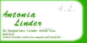 antonia linder business card